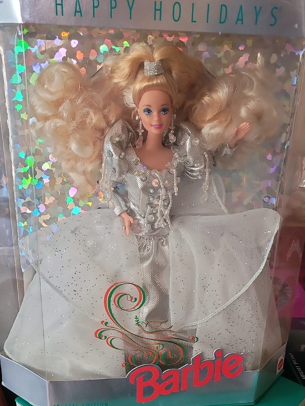 Barbie Silver & White Holiday Celebration Doll